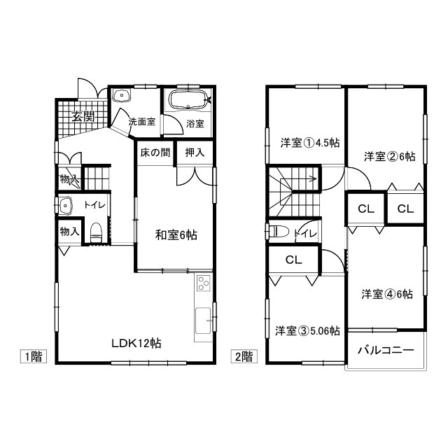 大阪府松原市天美西3丁目3-16の間取り
