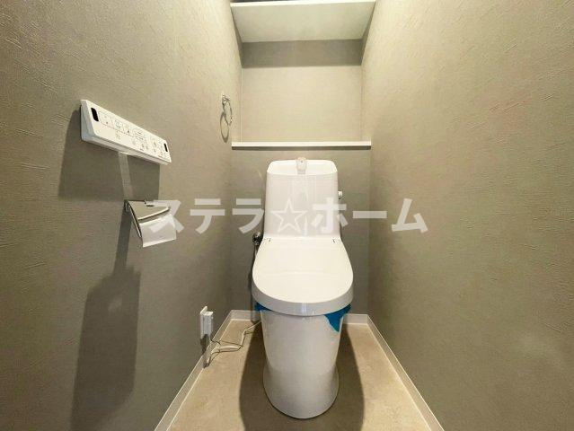 ユニ・アルス新大阪WESTのトイレ|シンプルで使いやすいトイレです