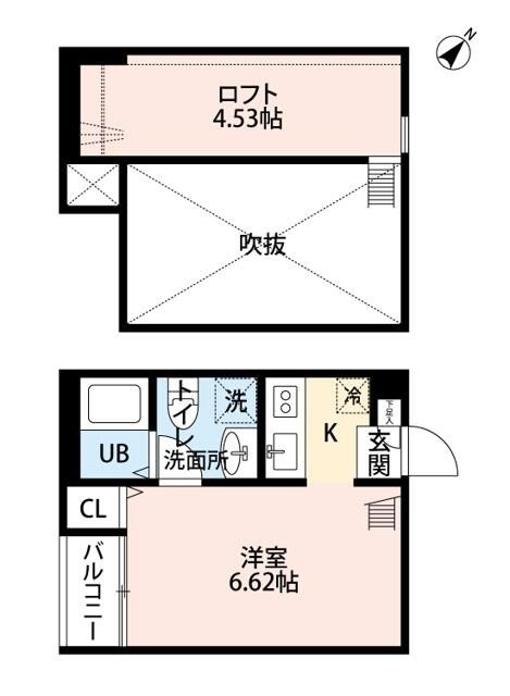 柏市豊四季のアパートの間取り