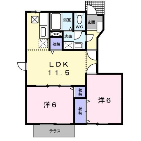 セトル　ヴェントの間取り