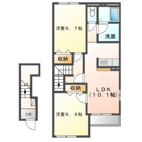 スターステージAの間取り