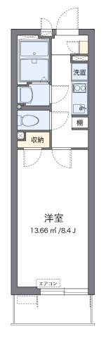 クレイノＴハウス　弥生町の間取り|代表的な間取のため実際の間取とは異なる場合があります