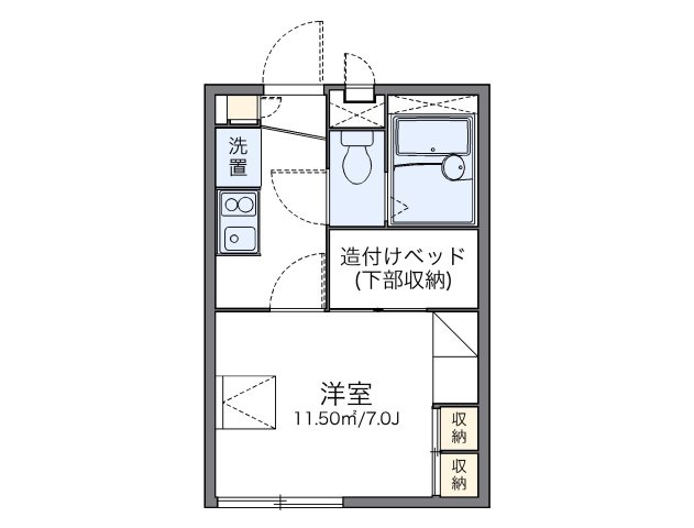 レオパレスＦｉｒｓｔ　Ａｓｔｙの間取り