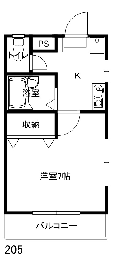 H-SQUARE喜多町の間取り