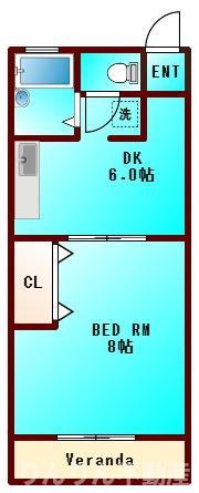 【間取り】 | カサビエント新浜A棟