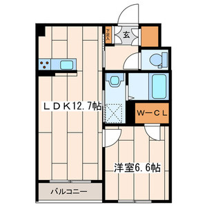 MAISON　ARMOISEの間取り|間取りです。