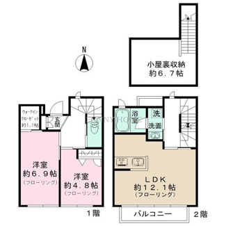 【間取り】 | ｄｗｅｌｌ上北沢　A棟