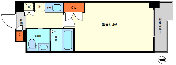 Gramercy Nipponbashiの間取り|Gramercy Nipponbashi（グラマシーニホンバシ）　間取り
