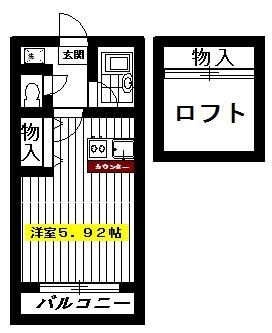 ロワジール貫井Ｃの間取り