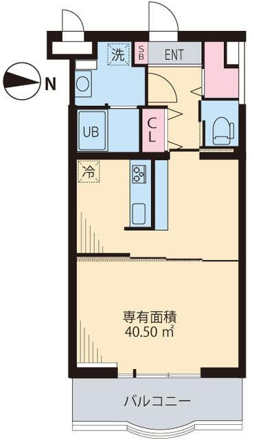 オクラファーム府中の間取り