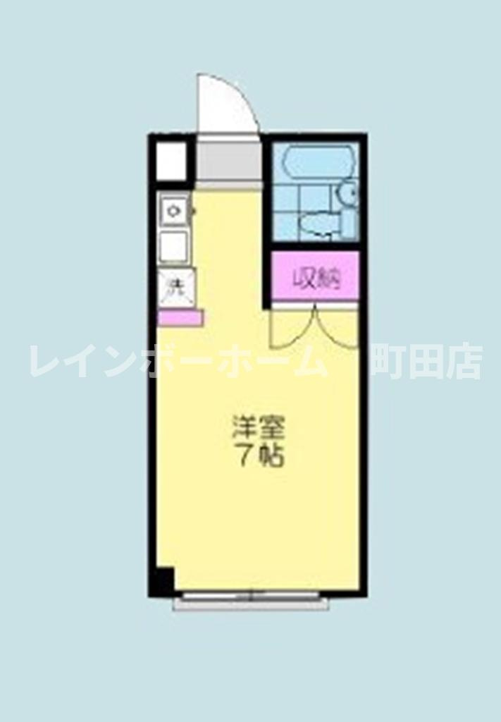 レインボーハイツ※初期費用分割あと払いサービス利用可能物件の間取り