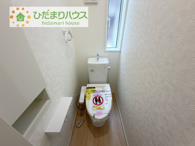 【トイレ】 | 土浦市小松第7　新築戸建　1号棟 | トイレは1F、2F共に完備！取り合いになることがありませんね(^^)/