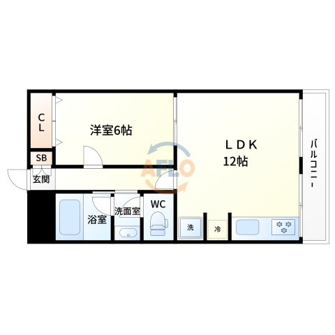 サンフラッツ新大阪本館の間取り|サンフラッツ新大阪本館　間取り