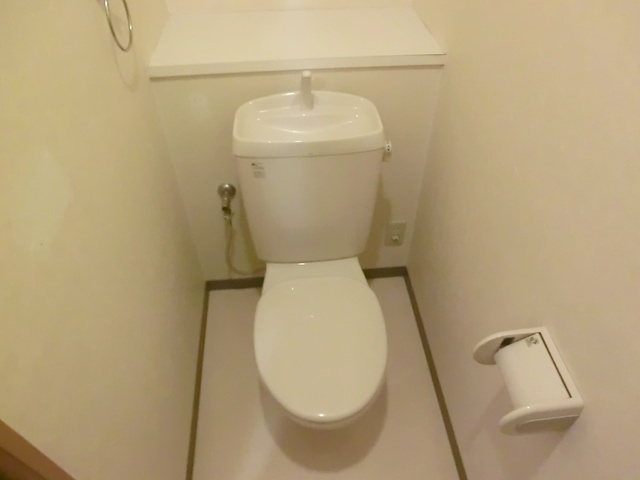 ヴェルドミール　カシマのトイレ|清潔なトイレです♪タオルかけも付いてます♪