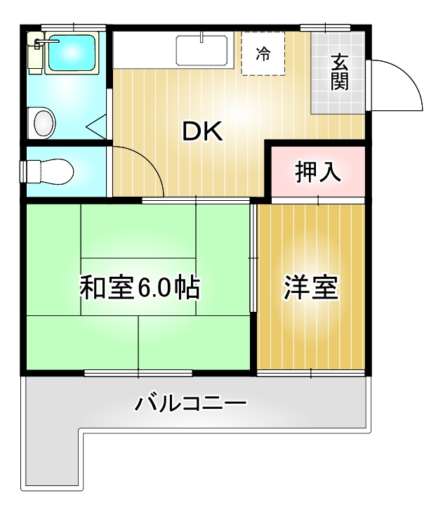 安藤ハイツ｜名古屋市の賃貸ならMy賃貸の間取り|安藤ハイツ