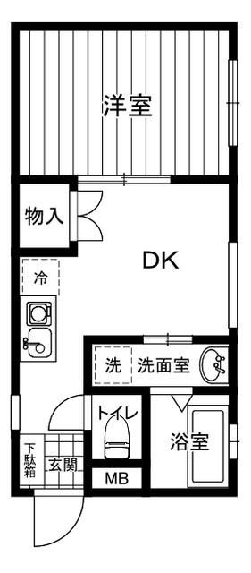 ベルガーデンの間取り|間取りです。