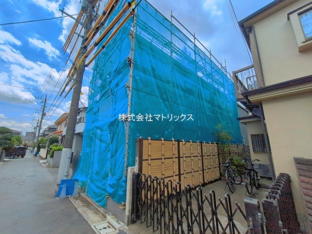 練馬区上石神井1丁目　東南角地×ZEH水準　限定1棟の前面道路含む現地写真|2026年8月下旬撮影