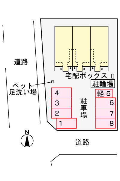 ベルク・ヴィラの区画図