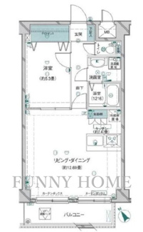 【間取り】 | パレ・ソレイユ世田谷二丁目