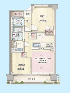 【間取り】 | プラウドシティ方南町