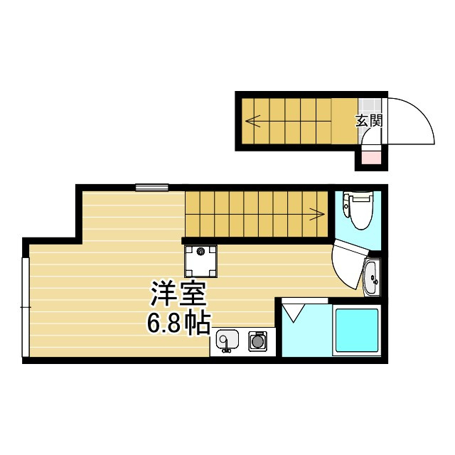 NSフラットの間取り