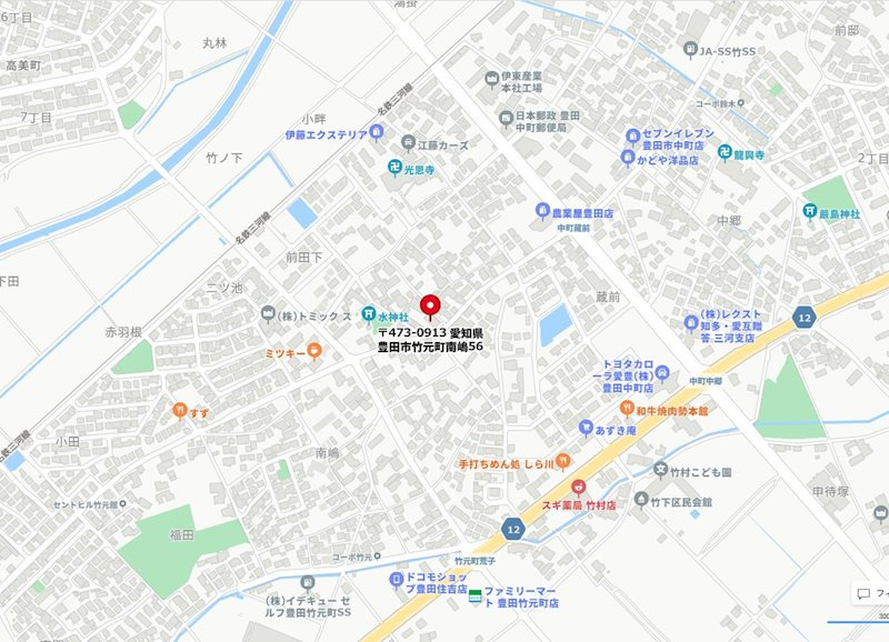 アンシャンテ． の地図