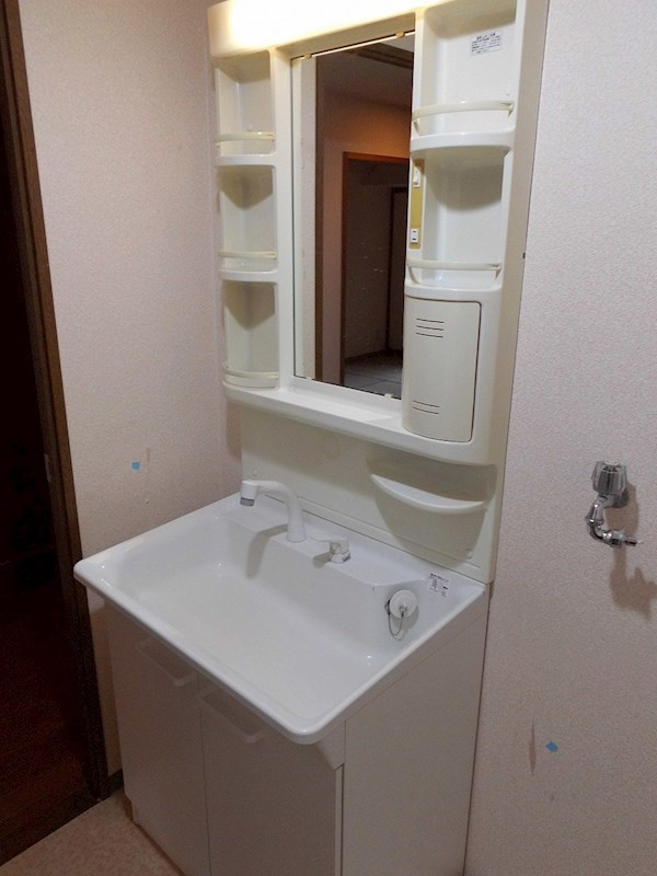 プラザハイツ二ツ屋B棟の洗面所