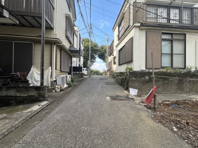 板橋区中台3丁目 限定1区画の前面道路含む現地写真|中台3丁目の落ち着いた住宅地
建築条件ございません、お好きなハウスメーカーにて建築できます
