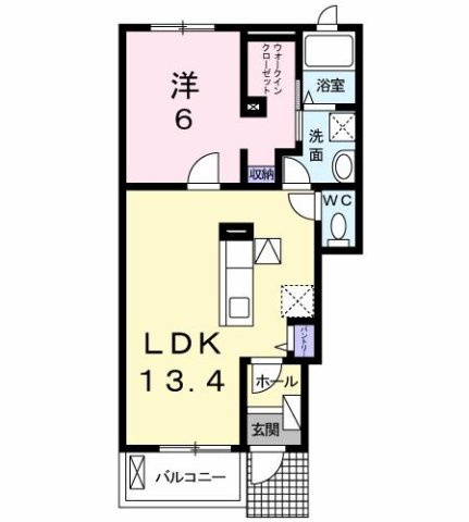 【間取り】 | グランド　ソレイユⅡ