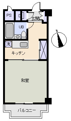 紅葉ガ丘ガーデンハイツB棟の間取り