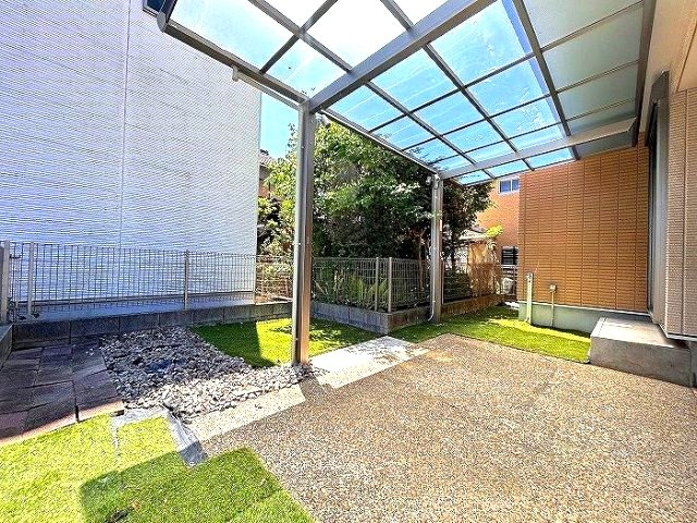 熱田区二番二丁目　売戸建の庭|スペースが十分広いので趣味の家庭菜園も楽しめます！