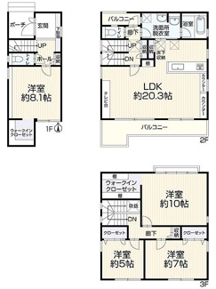 【間取り】 | 熱田区二番二丁目　売戸建 | 間取図　※図面と現況が異なる場合は現況優先といたします。
