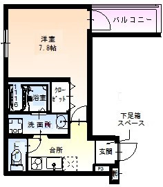 尼崎市南塚口町８丁目のアパートの間取り
