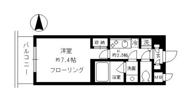 ラ・グランドゥール白金の間取り