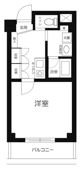 【間取り】 | コーポ中里