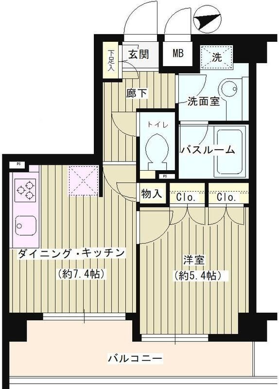 アルシオン経堂の間取り