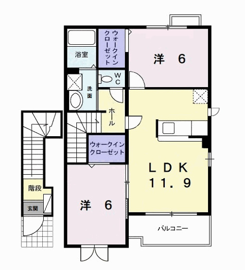 【間取り】 | カレントヒルズ　Ａ