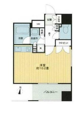 アリビオ九段の間取り