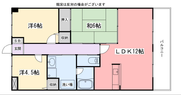高岡中村コーポⅡの間取り