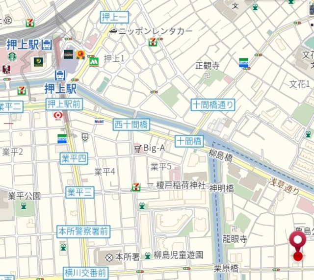 江東区亀戸３丁目の賃貸マンションの地図|★案内図★