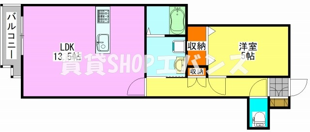 【間取り】 | フローリッシュ大久保Ⅱ