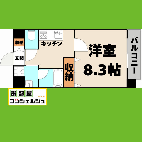 ラ　ベル　ヴィーの間取り