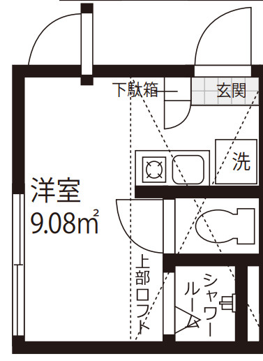カハラ西小岩の間取り