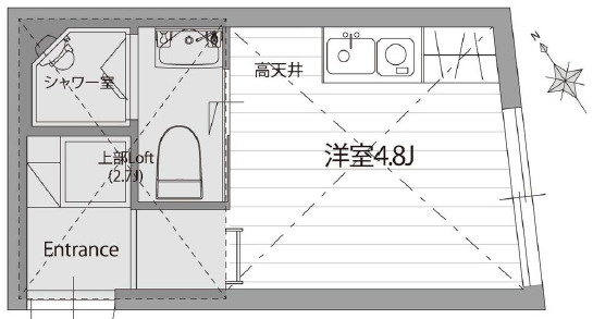 ビジュー池袋レジデンスの間取り