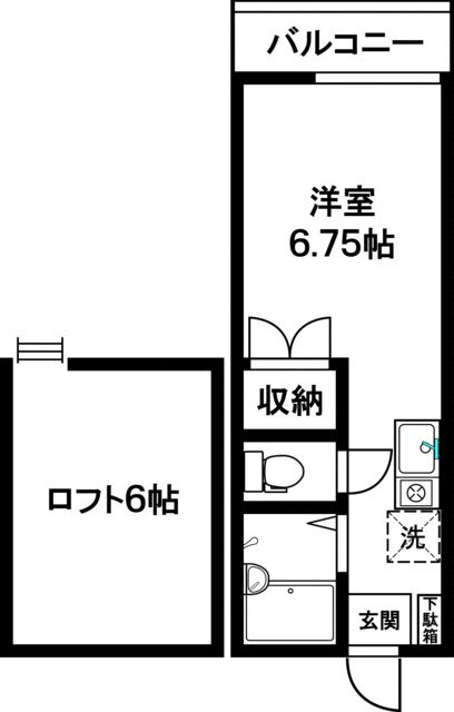 メゾンルミエール１号棟の間取り