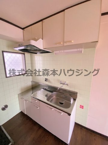 【キッチン】 | 　森岡ハイツ | お料理しやすいキッチンです