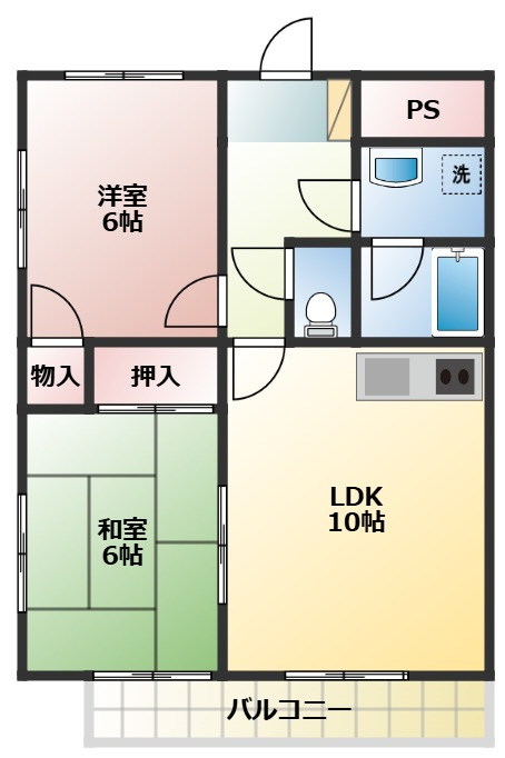 メゾン憧旗の間取り
