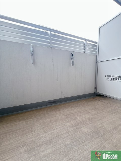 LaDouceur黒川のバルコニー