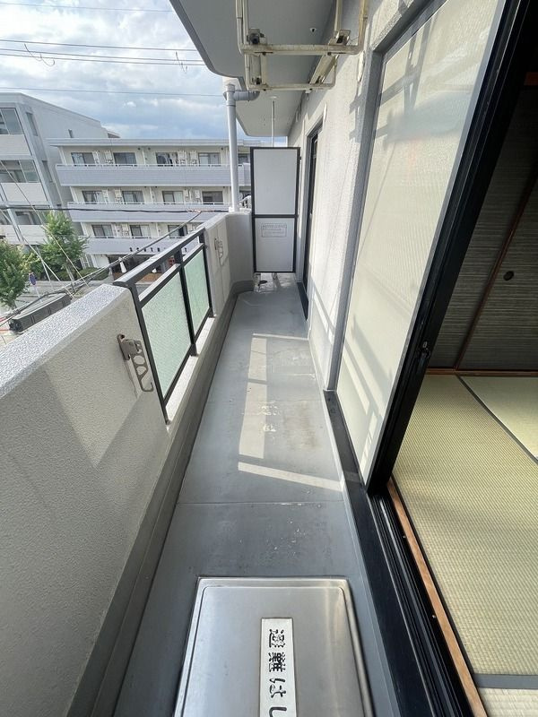 メゾン南武庫之荘のバルコニー