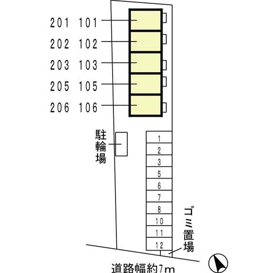 エポックシーマの区画図